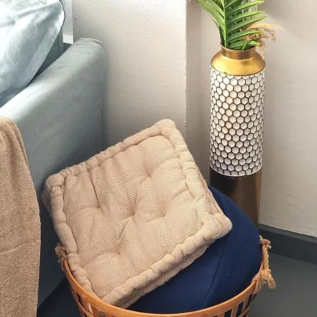 Boho Greek Haven With Orange Grove Views Near 拉纳卡