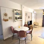 Boho Greek Haven With Orange Grove Views Near Apartament